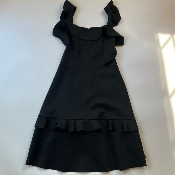 Lilly Pulitzer Astoria Ruffle Dress In Onyx - Picture 4 of 11